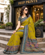 Soft Pure Georgette Digital Print Saree - Image 4