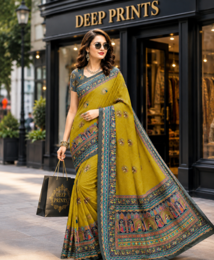 Soft Pure Georgette Digital Print Saree