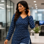 Women's Khadi Cotton Short Kurti